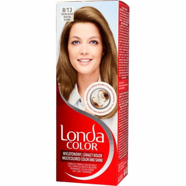 Londacolor Cream Barva na vlasy č. 8/13 střední blond 1 bal.