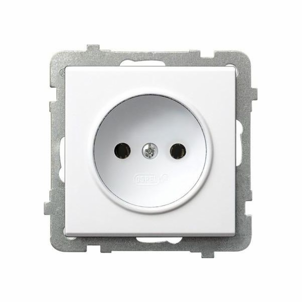 Sonáta Ospel Socket jednoduchá bílá (GP-1R/m/00)