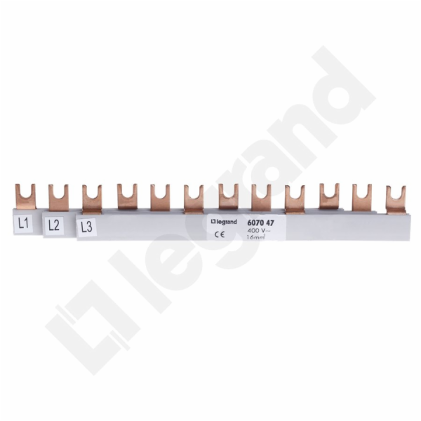 Legrand Izolovaná přípojnice 16mm2 BI3 12 mod. (607047)