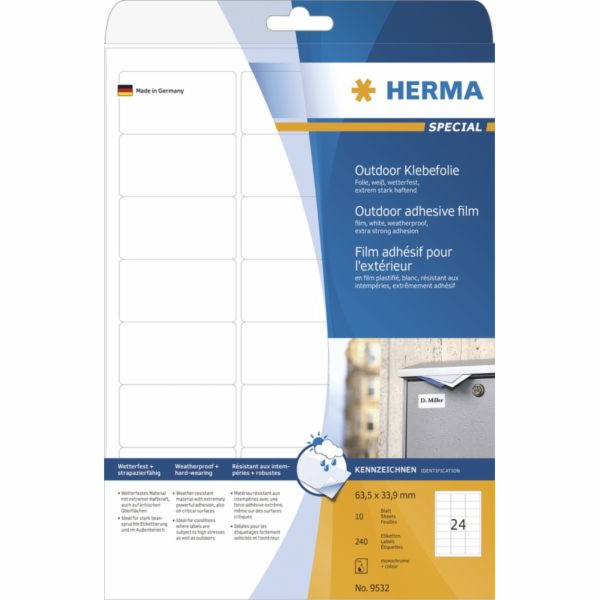 Herma Samolepící etikety z polyetylenové fólie A4, matná ...