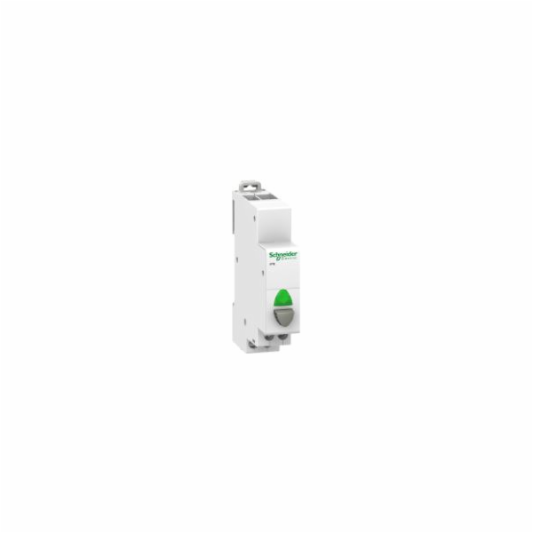 Schneider Electric Modulární tlačítko 20A 1Z se zelenou k...