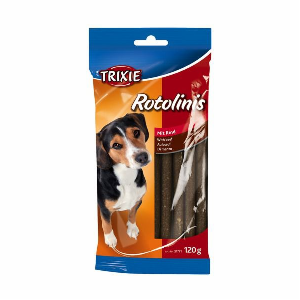 Trixie HOVĚZÍ HOVĚZÍ ROTOLINIS PSA HOLKY 12KS/120g