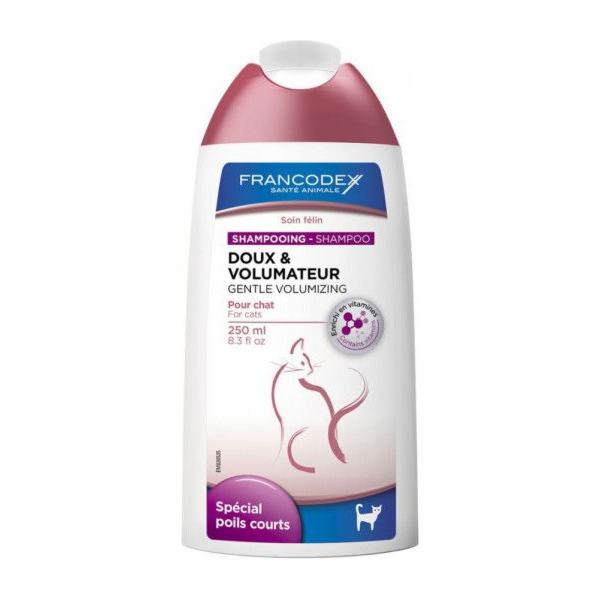 FRANCODEX Mírný objem zvětšující šampon pro kočky 250 ml
