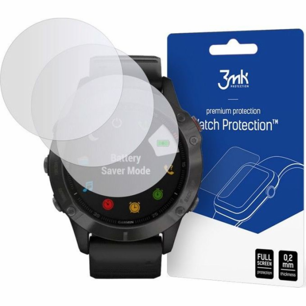 3MK HYBRID GLASS 3MK OCHRANA HODINEK GARMIN FENIX 5/6/6 PRO