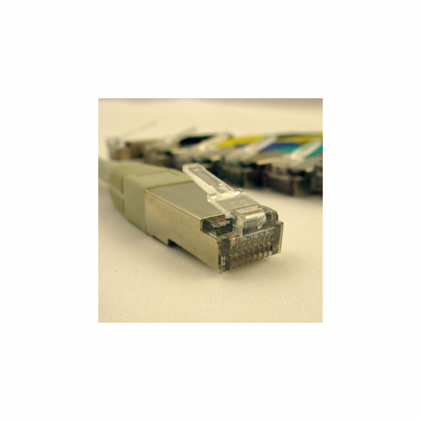 NetRack RJ45 patch kabel, lisovaný plášť, kat. 5e FTP, 15...