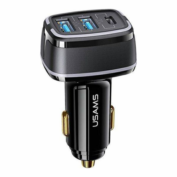Usams USAMS Charger Lod. sama. 2xUSB+1xUSB-C C24 80W (pou...