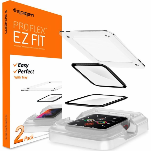 Spigen HYBRID GLASS SPIGEN PROFLEX EZ FIT PRO APPLE WATCH...