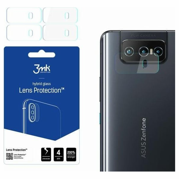 Hybridní sklo 3MK pro objektiv fotoaparátu 3MK Ochrana ob...