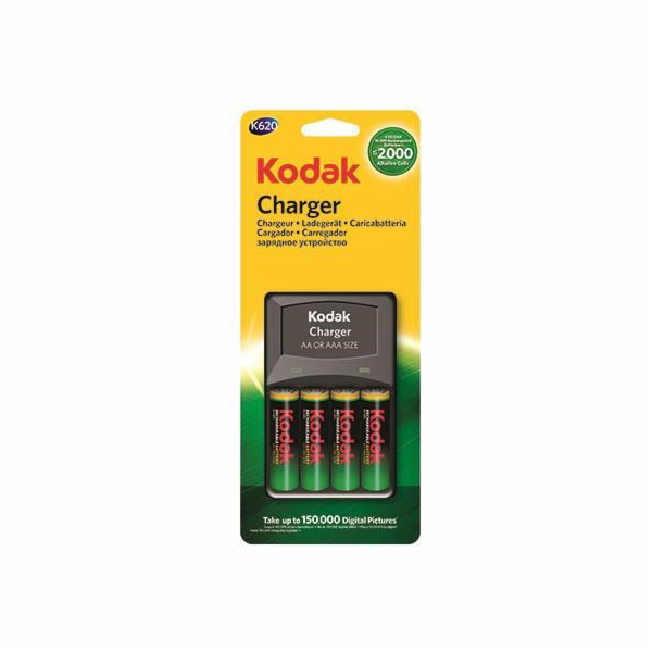 Kodak Ni-MH nabíječka 220V + 4x AA 1,2V 2100 mAh (30944725)