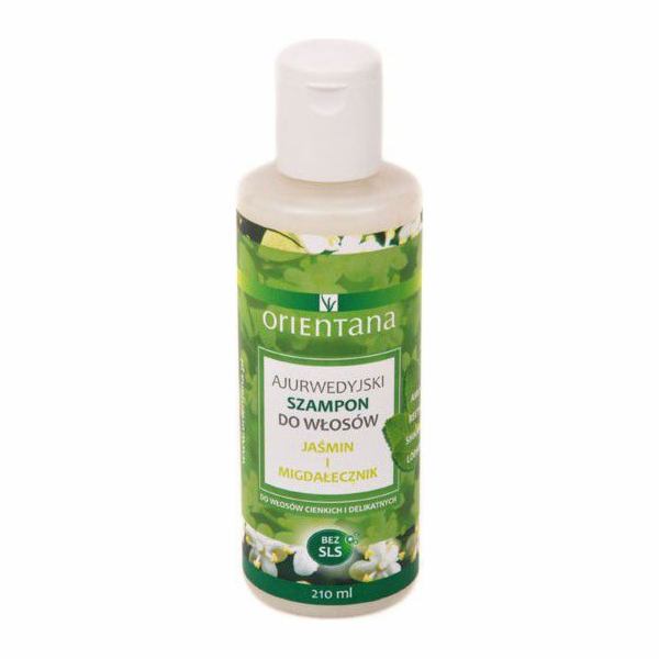 Orientana ájurvédský vlasový šampon JASMINE AND MANDLE 210ml