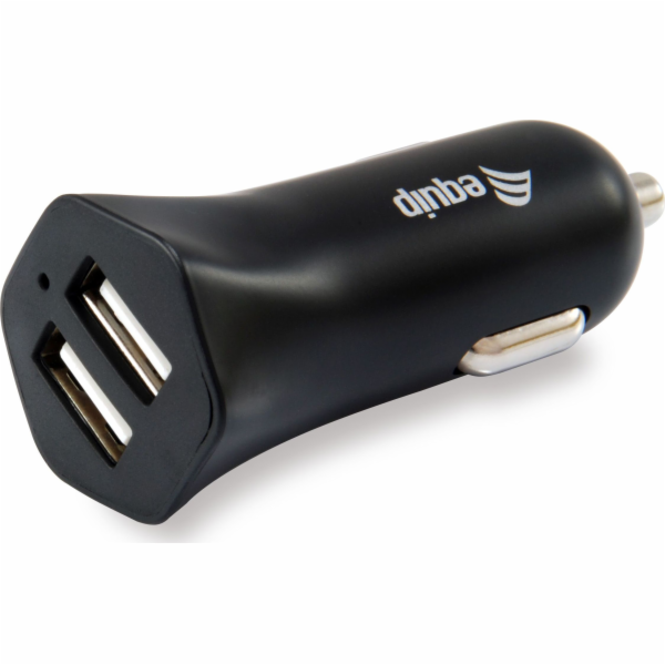 Equip Equip 2-portová USB nabíječka do auta, 12W 5V