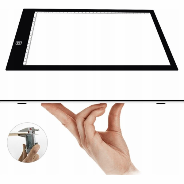 Xrec Illuminated LED Drawing Board Plynulé ovládání osvět...