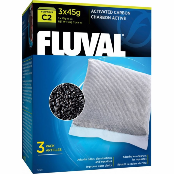 Fluval Carbon vložka pro C2 filtr, 3x45g