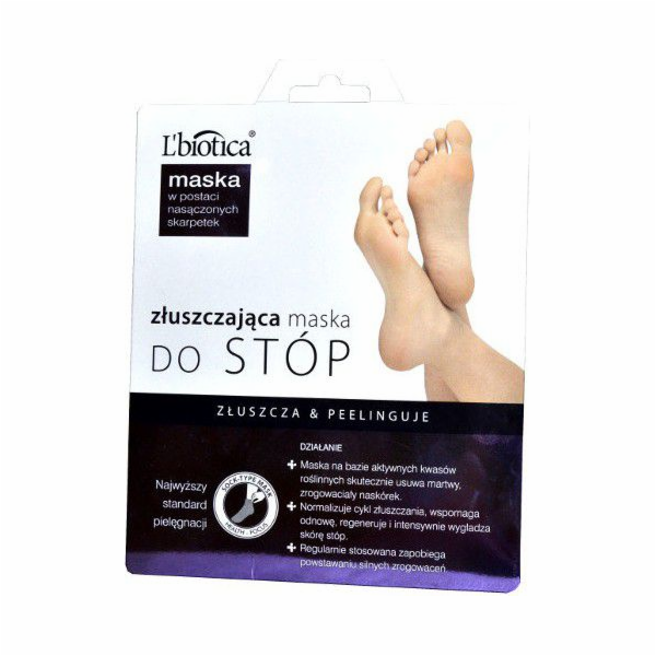Lbiotica Exfoliační maska na nohy ve formě napuštěných po...