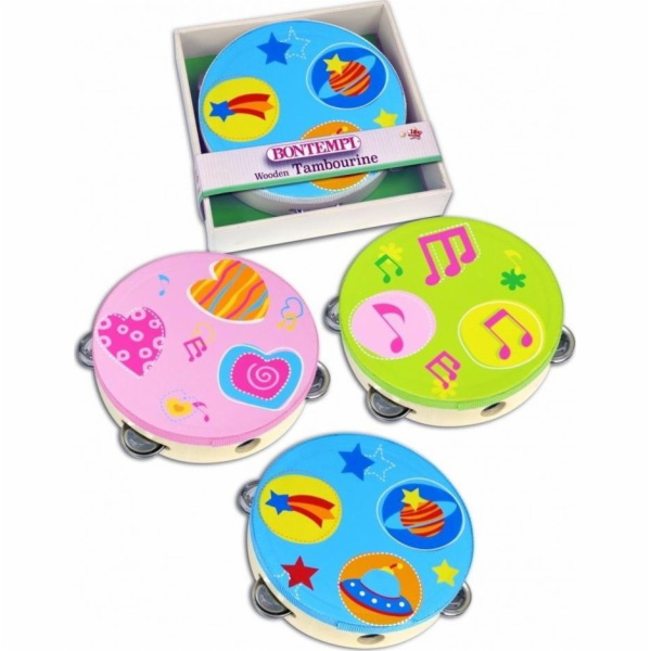 Bontempi BONTEMPI PLAY TAMbourine s 6 cimbály 18 CM