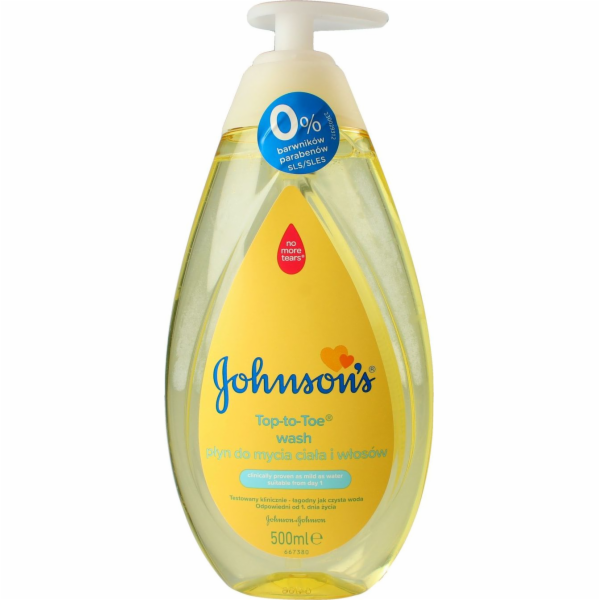 JOHNSONS BABY Mycí prostředek od hlavy po paty 500 ml