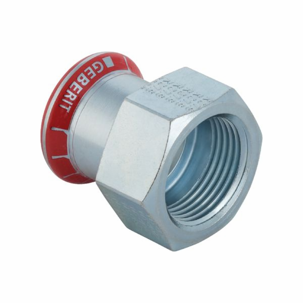 Geberit Mapress C-Stahl adaptér GW 35 mm x 3/4 (21810)