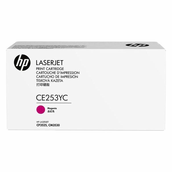 HP toner CE253YC (purpurový)