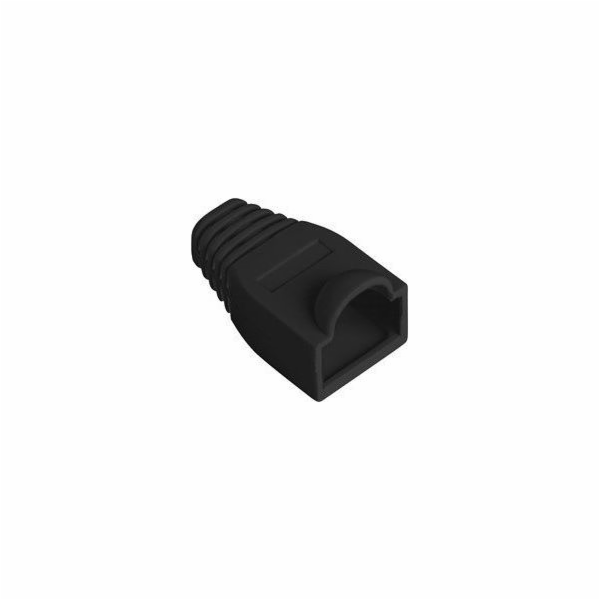 Lanberg LANBERG Kryt pro zástrčku RJ45, černý, 100 kusů