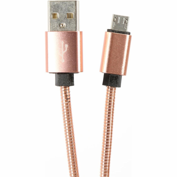 Omega kovový kabel MICRO-USB na USB 1,8A 1M USB kabel