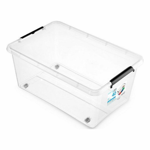 ORPLAST Kontejner na kolečkách Organizér s víkem 40l Simp...