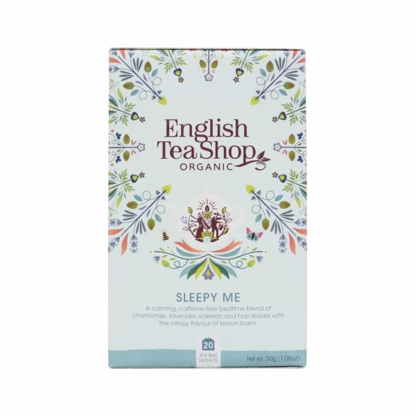 Bylinný čaj English Tea Sho Sleepy Me (20x1,5) BIO 30g