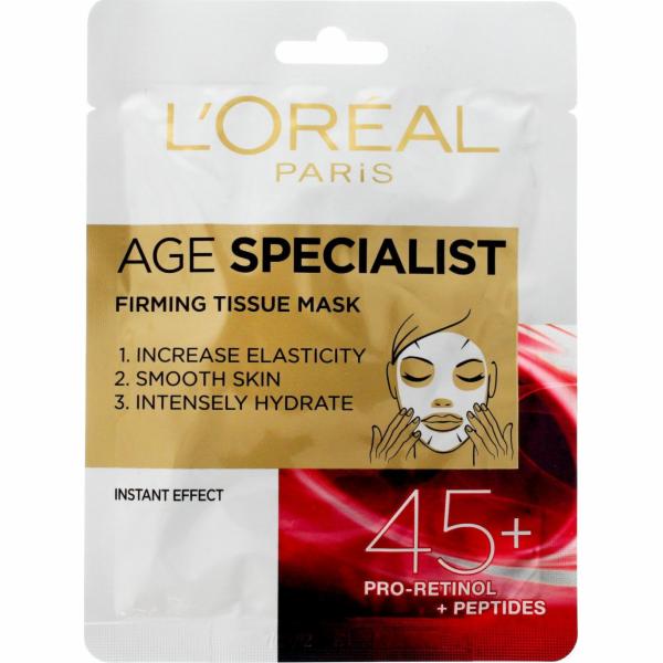 L Oreal Paris DERMO EX AGE 45+ Plechová maska
