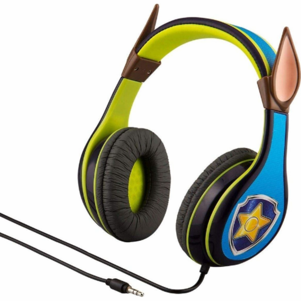 Sluchátka Ekids Dětská sluchátka 3 Paw Patrol Chase PW-140CH