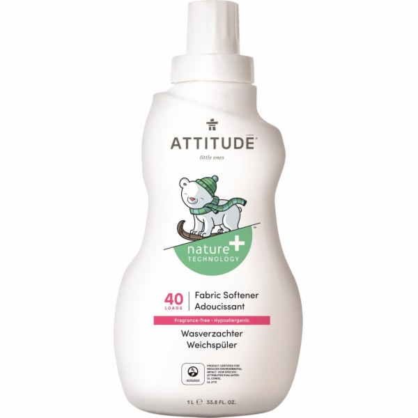 Attitude Attitude aviváž, Dětská aviváž, Bez parfemace, 1L