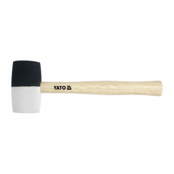 Gumové kladivo Yato s dřevěnou rukojetí 580g 341mm (YT-4603)