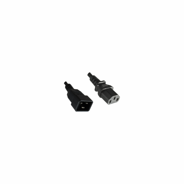 MicroConnect prodlužovací napájecí kabel, C13 - C20, 2m (...