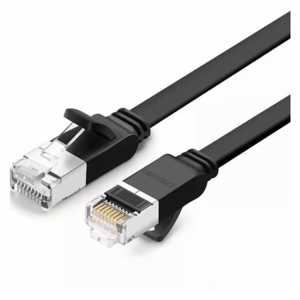 Ugreen UGREEN plochý síťový kabel s kovovými zástrčkami, ...