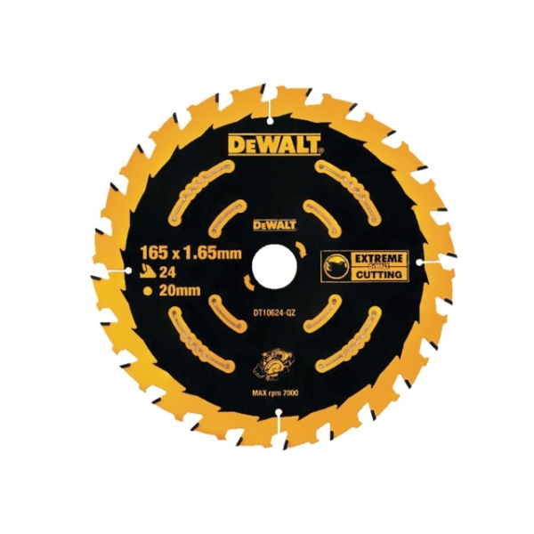 Kotoučová pila Dewalt Wood 165x20mm 24 zubů. - DT10300