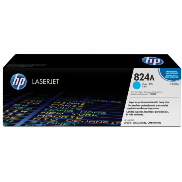 Zásobník toneru HP azurový pro HP CLJ CM6040MFP, CB381A (...