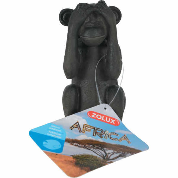 Zolux ZOLUX Aquatic dekorace. AFRIKA opice zakrývající oči