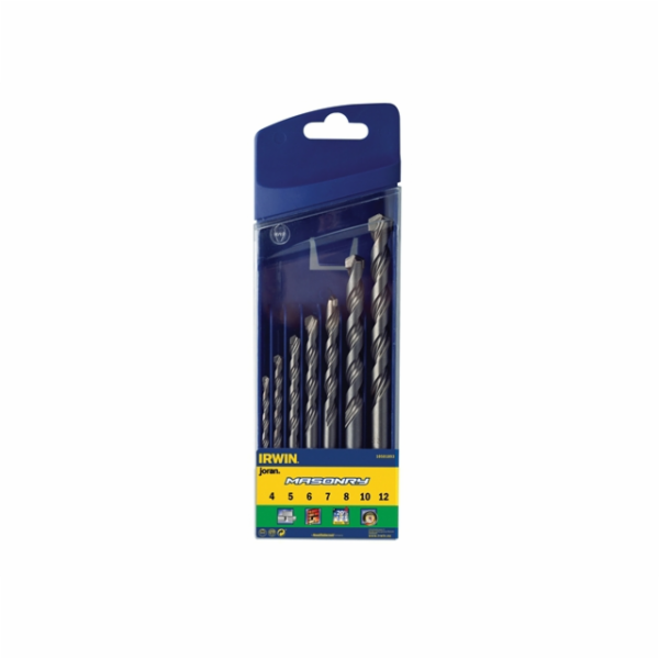 Sada válcových vrtáků do betonu Irwin 10 12 5 6 8 4 7 mm ...