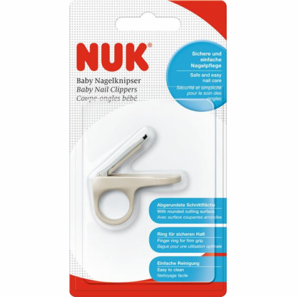 NUK Nůžky na nehty bílé
