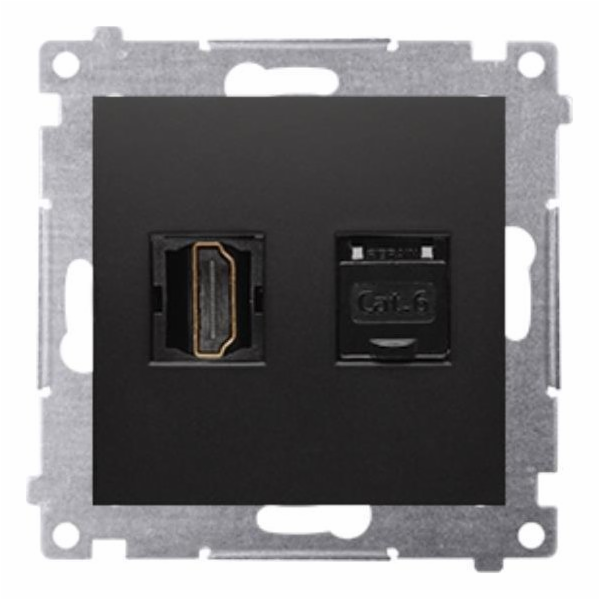 Kontakt-Simon Simon 54 HDMI + zásuvka RJ45 cat.6. (modul)...
