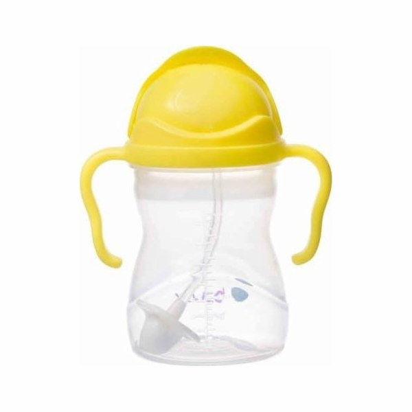 B.Box Inovativní láhev na vodu se slámou Lemon New 240ml ...