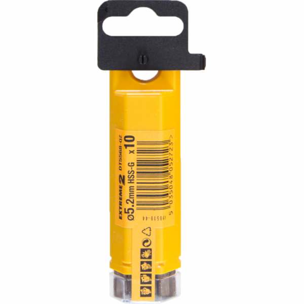 Dewalt HSS válcový vrták do kovu 5,2 mm 10 ks. (DT5568-QZ)