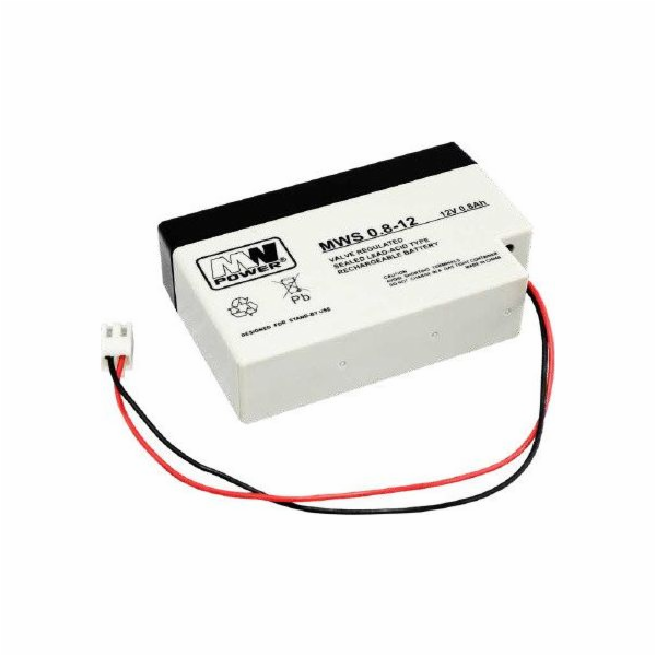 MW Power Pb 12V 0,8Ah bezúdržbový (hmotnost 0,57kg, max. ...