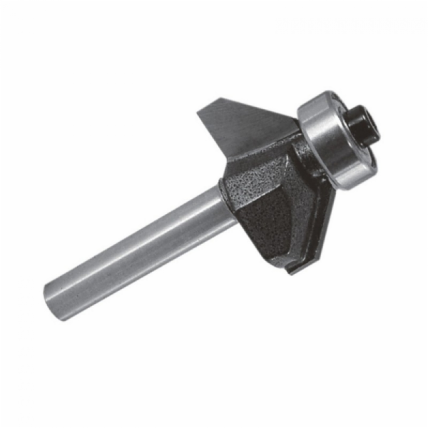 Fréza Dedra Wood 45 stupňů. s ložiskem, 6mm čep (07F101A)
