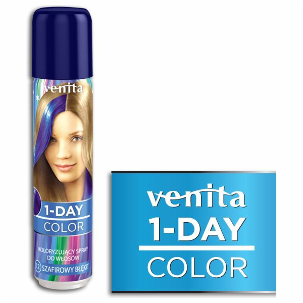 Venita 1-Day color spray 12 safírově modrá