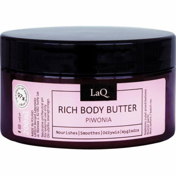 LAQ_Rich Body Butter bohaté tělové máslo 200 ml