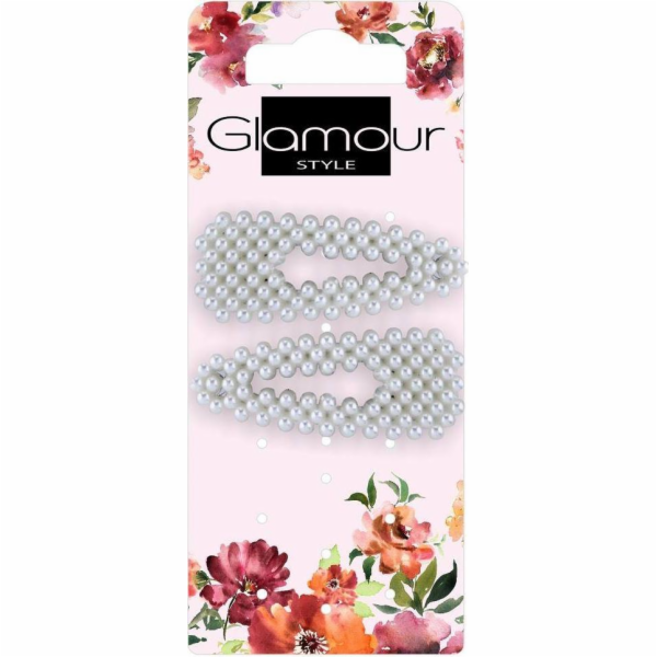 GLAMOR_Vlasové spony, velké, perličky, 2 ks
