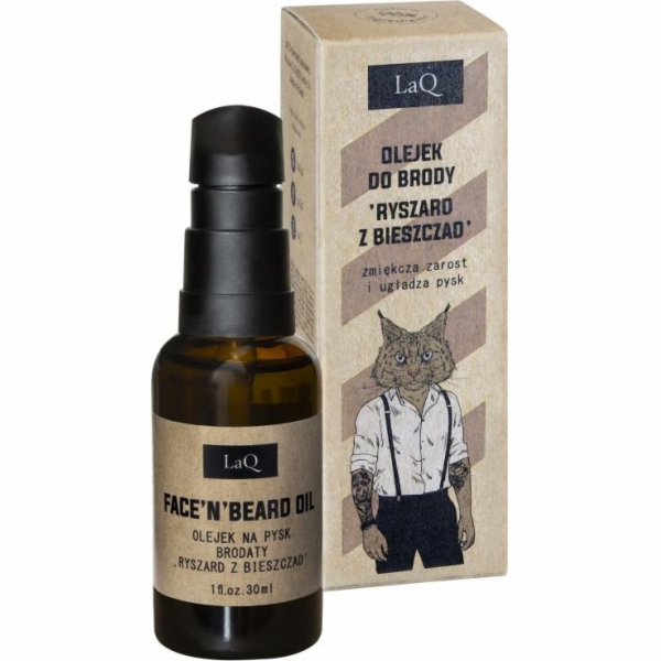 LaQ LAQ_Beard oil zjemňuje vousy a vyhlazuje tlamu Ryszar...