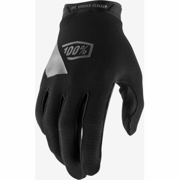 100% rukavice 100% RIDECAMP Youth Glove černá vel. M (dél...