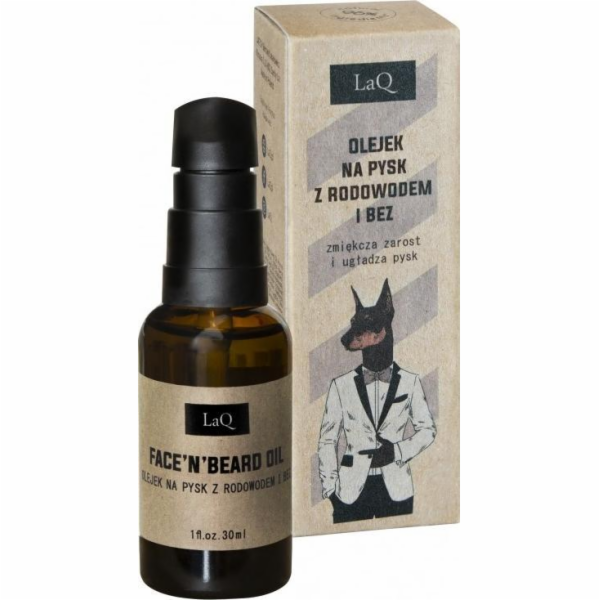 LaQ LAQ_Muzzle oil s rodokmenem a bez něj zjemňuje chloup...