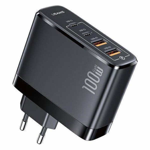 Usams USAMS Charger Lod. síť. 2xUSB-C+2xUSB T44 100W (pou...