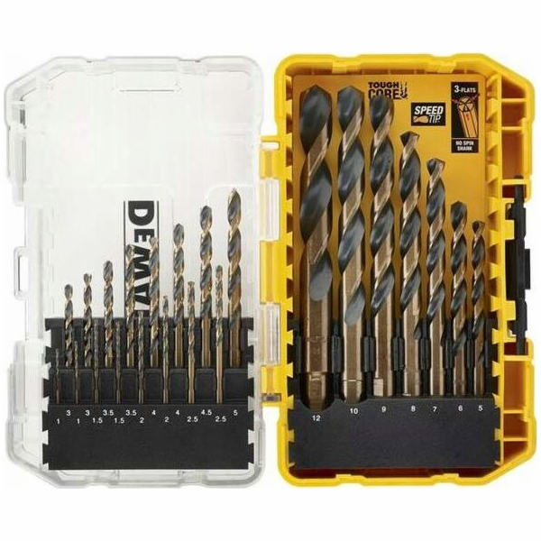 Dewalt HSS válcový vrták do kovu 1,5 2 4,5 4 5 1 3 2,5 3,...